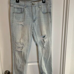 American Eagle Outfitters Light Blue Boyfriend Jeans